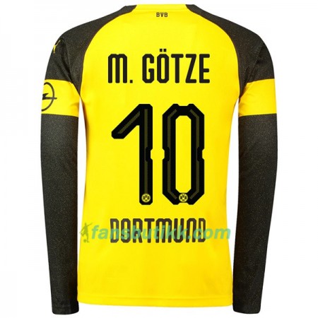 Fotballdrakt Borussia Dortmund M.Gotze 10 Hjemmetrøye 2018-2019 Langermet